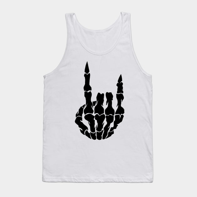 Heavy Metal, Horns Up Tank Top by wildsidecomix
